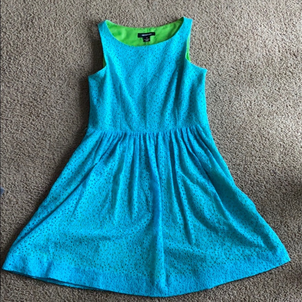 Blue/Green Spring Seasonal Dress